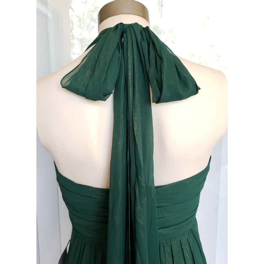 JENNY YOO formal bridesmaid prom lux shimmer dress - Picture 6 of 8